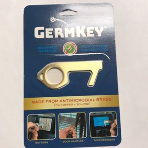 GermKey - Antimicrobial Brass - A tough defense🦠